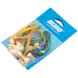 Kupo Elastic Cable tie 5" -10pcs Mixed color