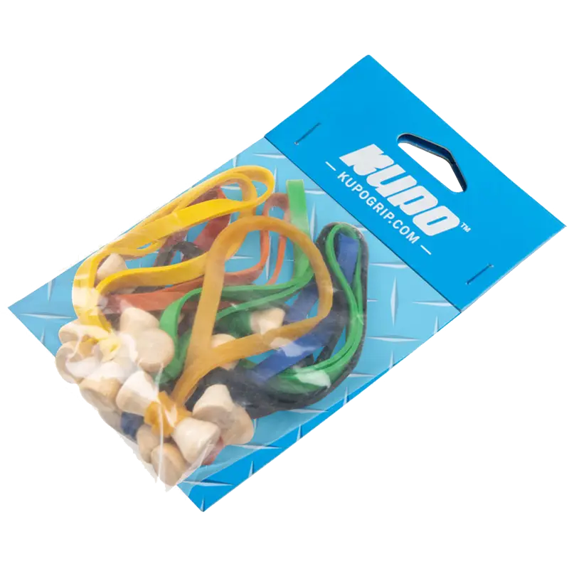 Kupo Elastic Cable tie 5" -10pcs Mixed color