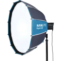Nanlite Rapid 60 Parabolic Softbox SB-RP60 with Eggcrate for FM Mount