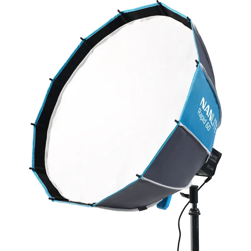 Nanlite Rapid 60 Parabolic Softbox SB-RP60 with Eggcrate for FM Mount