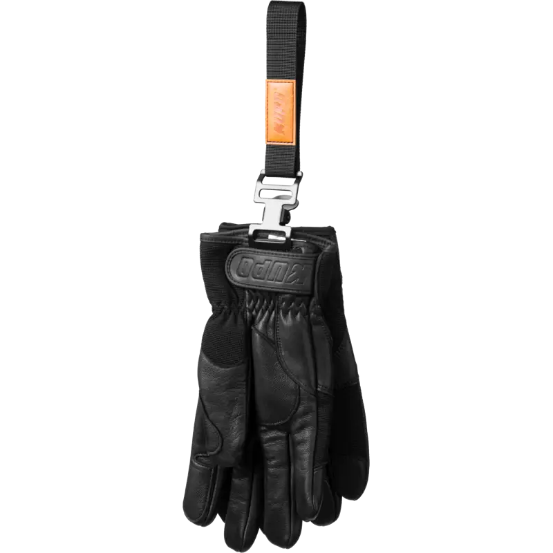 Kupo Glove Strap Alligator Clip & Brown Label