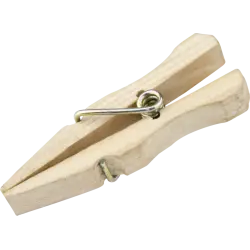 Kupo KCP-347 Wood C47 Spring-Type Clothspins (50 Pcs Per Bag)