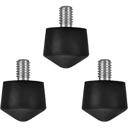 Kupo KS-360 Universal Rubber Feet Pad w/ 3/8"-16X13mm Thread (Set of 3)