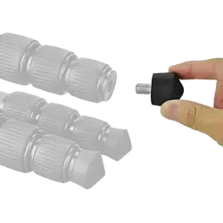 Kupo KS-360 Universal Rubber Feet Pad w/ 3/8"-16X13mm Thread (Set of 3)