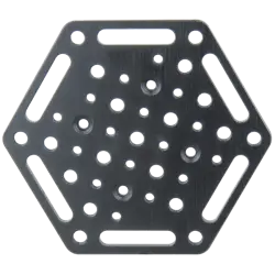 Kupo KS-0406 Hex Cheese Plate For 6" Suction Cup