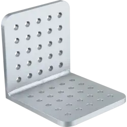 Kupo KS-0606L L-Cheese-Plate 6"(15.2cm)X 6"(15.2cm) With 3/8" Hole