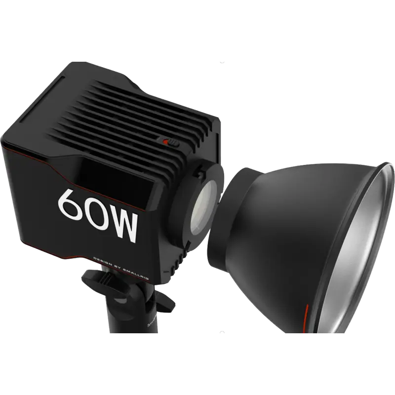 SmallRig 4376 LED Video Light COB RC 60B with Powerbank Clamp
