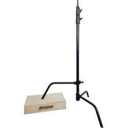 Kupo CL-40MB 40" Master C-Stand With Sliding Leg & Quick-Release System - Black