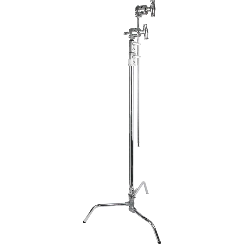 Kupo CT-40MK 40" Master C-Stand with Turtle Base Kit - Silver