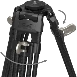 SmallRig 4167 FreeBlazer Heavy-Duty Carbon Video Tripod