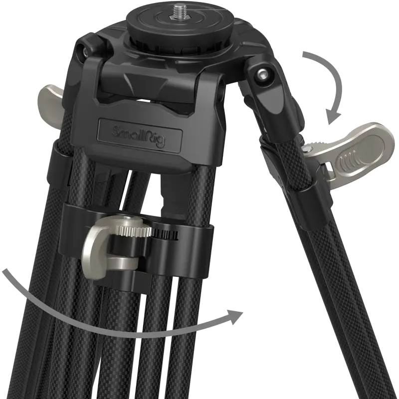 SmallRig 4167 FreeBlazer Heavy-Duty Carbon Video Tripod