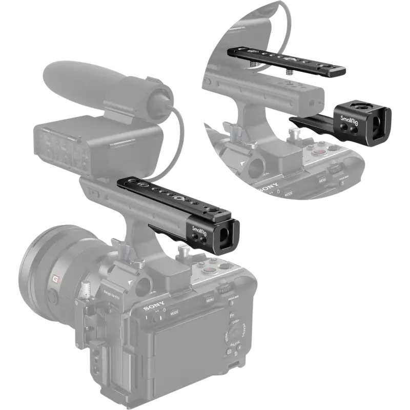 SmallRig 3490 Extension Rig For Sony FX3/FX30 XLR Handle