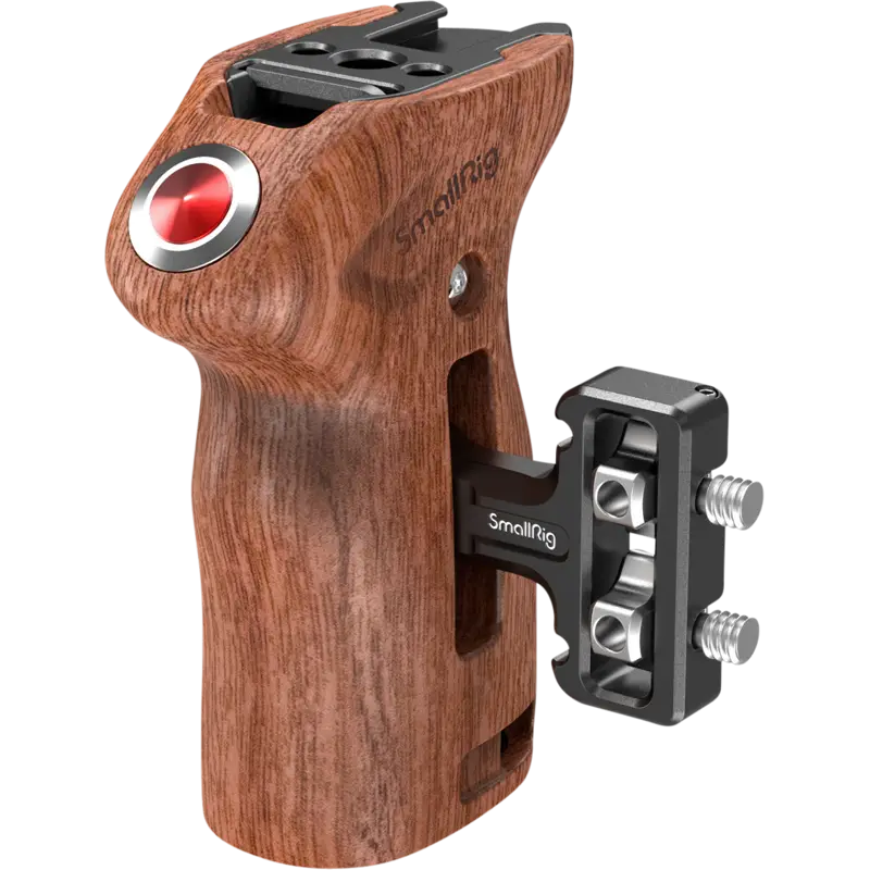SmallRig 3323 Side Handle Wood with Start/Stop Remote Trigger