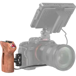 SmallRig 3323 Side Handle Wood with Start/Stop Remote Trigger
