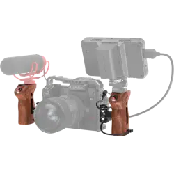 SmallRig 3323 Side Handle Wood with Start/Stop Remote Trigger