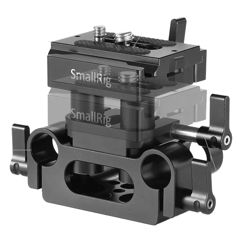 SmallRig 2272 Univ 15mm Rail Supp Syst Baseplate