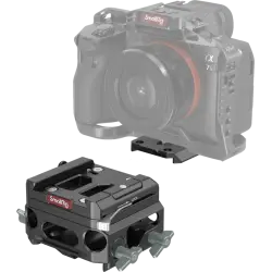 SmallRig 3067 Baseplate Lightweight with Dual 15mm Rod Clamp