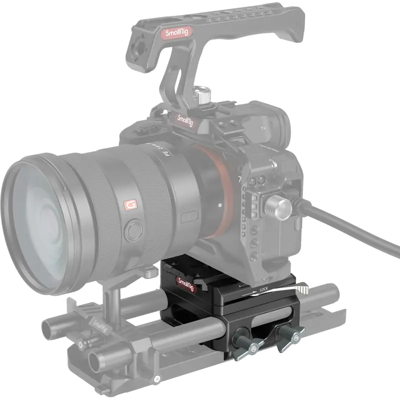 SmallRig 3067 Baseplate Lightweight with Dual 15mm Rod Clamp