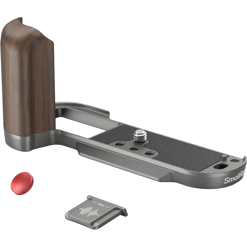 SmallRig 4736 Wooden L-Shape Grip for Fujifilm X-T50 Charcoal Silver