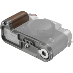 SmallRig 4736 Wooden L-Shape Grip for Fujifilm X-T50 Charcoal Silver