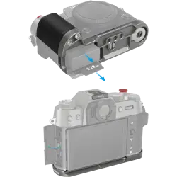 SmallRig 4712 Silicone L-Shape Handle for Fujifilm X-T50 Charcoal Silver