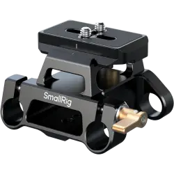 SmallRig 5365 Arca-Type Mount Plate Kit with 15mm Dual Rod Clamp