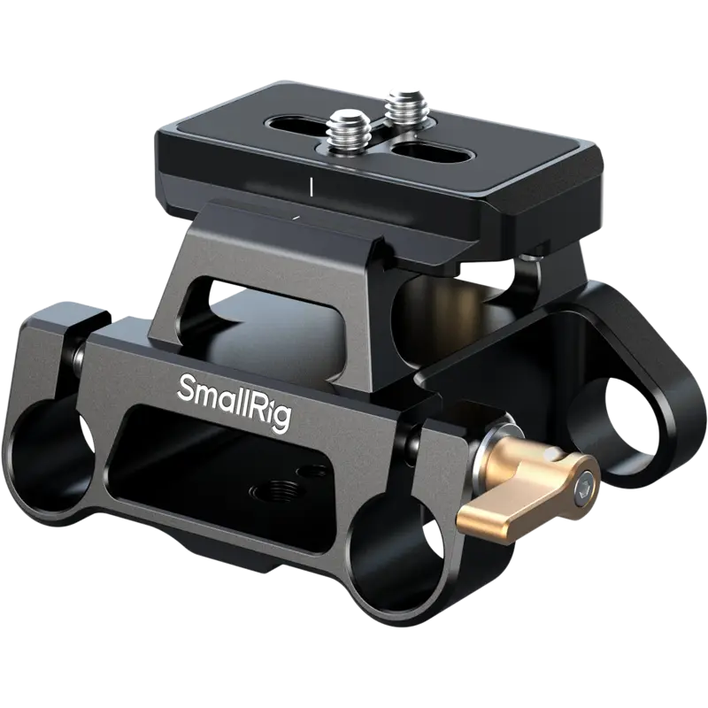 SmallRig 5365 Arca-Type Mount Plate Kit with 15mm Dual Rod Clamp