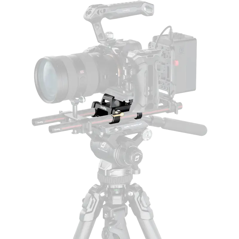 SmallRig 5365 Arca-Type Mount Plate Kit with 15mm Dual Rod Clamp