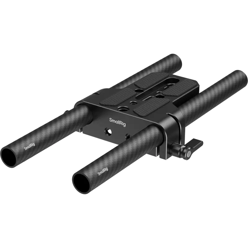 SmallRig 5609 Bottom Mount Plate with Dual 15mm Rod Clamp