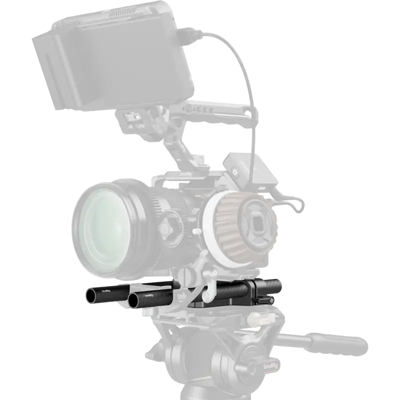 SmallRig 5609 Bottom Mount Plate with Dual 15mm Rod Clamp