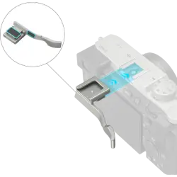 SmallRig 4818 Thumb Grip for Sony Alpha 7C II / Alpha 7CR / Alpha 7C Silver