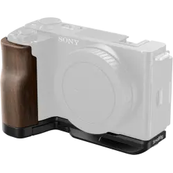 SmallRig 4864 L-Shape Mount Plate with Wooden Handle for Sony ZV-E10 II