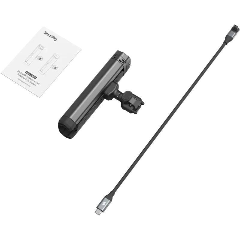 SmallRig 4841 Rotatable Bilateral Quick Release Side Handle with Wireless Control/M.2 SSD Enclosure