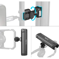 SmallRig 4841 Rotatable Bilateral Quick Release Side Handle with Wireless Control/M.2 SSD Enclosure