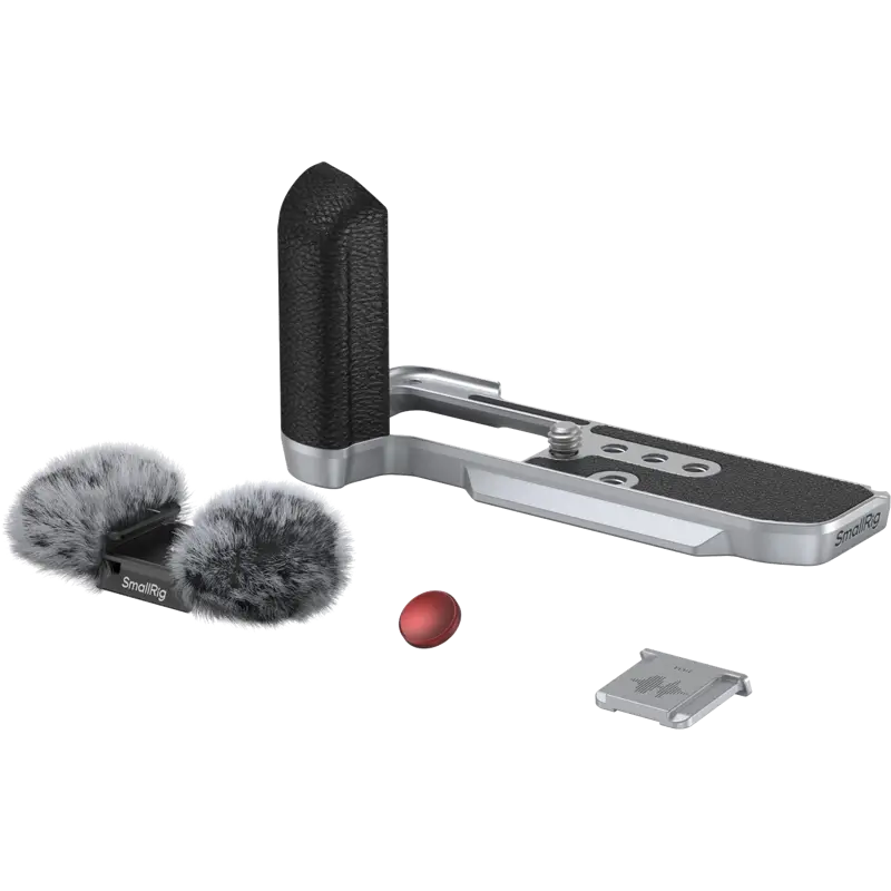 SmallRig 4875 L-Shape Mount Plate with Silicone Handle for FUJIFILM X-M5 Sliver