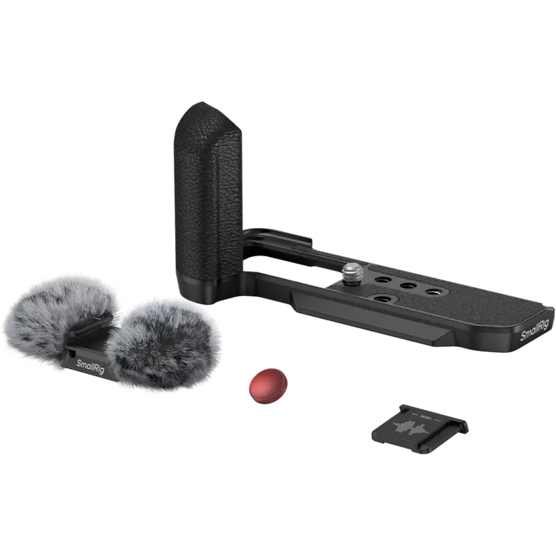 SmallRig 4876 L-Shape Mount Plate with Silicone Handle for FUJIFILM X-M5 Black