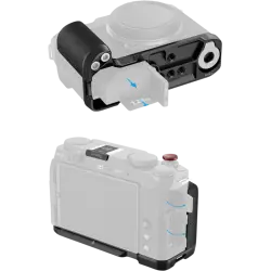 SmallRig 4876 L-Shape Mount Plate with Silicone Handle for FUJIFILM X-M5 Black