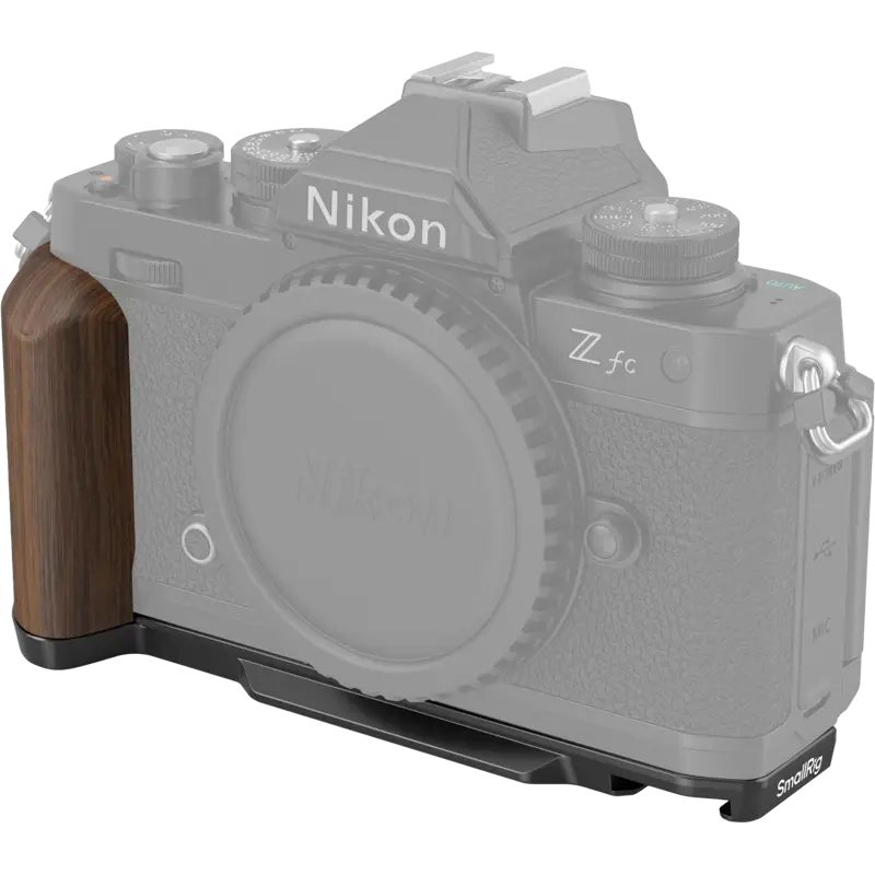 SmallRig 4802 Wooden L-Shape Grip for Nikon Z fc Black
