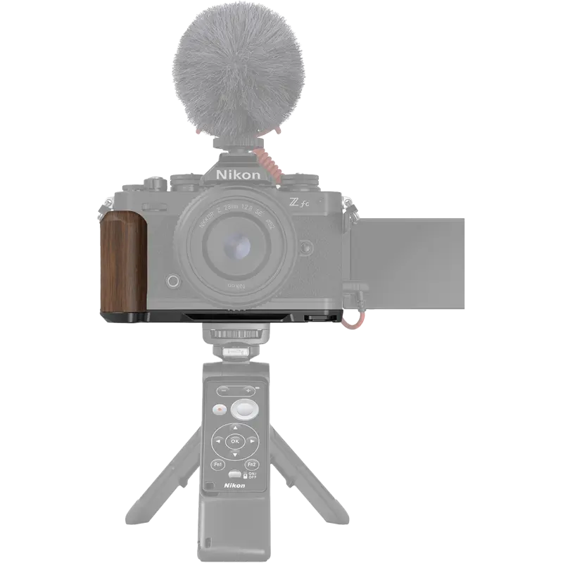 SmallRig 4802 Wooden L-Shape Grip for Nikon Z fc Black