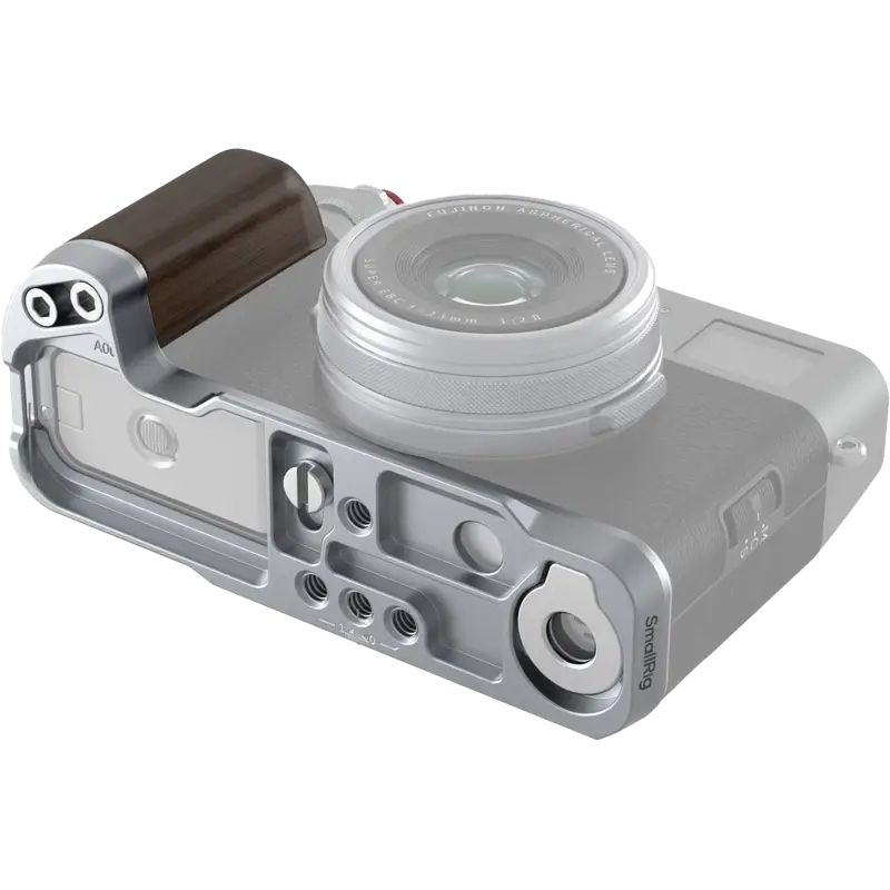 SmallRig 4804 Wooden L-Shape Grip for FUJIFILM X100VI / X100V Sliver