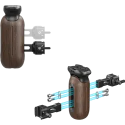 SmallRig 5239 Wooden Side Handle with NATO Clamp