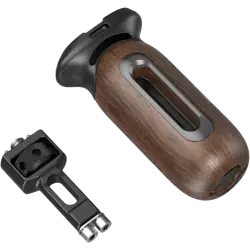SmallRig 5238 Wooden Side Handle with 1/4"-20 & 3/8''-16 ARRI Locating Screws