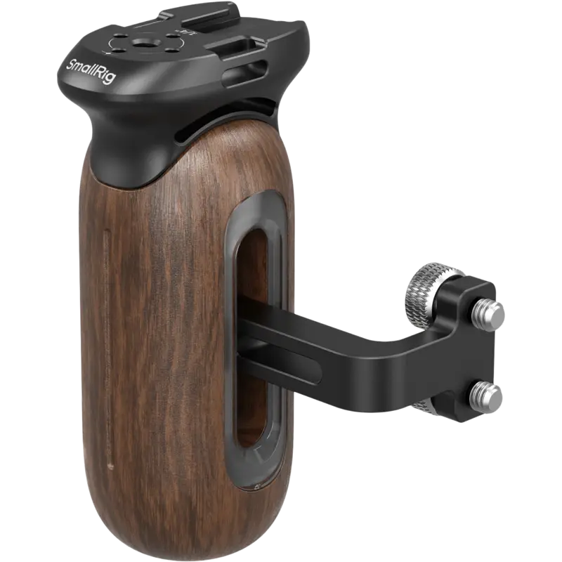 SmallRig 5237 Wooden Side Handle with 1/4"-20 Screw