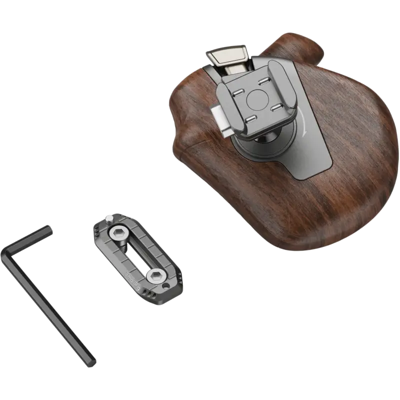 SmallRig 5192 ImageGrip Series Wooden Handle with NATO Clamp (Right Side)