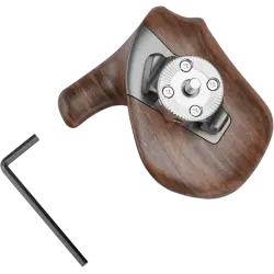 SmallRig 5162 ImageGrip Series Wooden Handle with ARRI Rosette (Left Side)