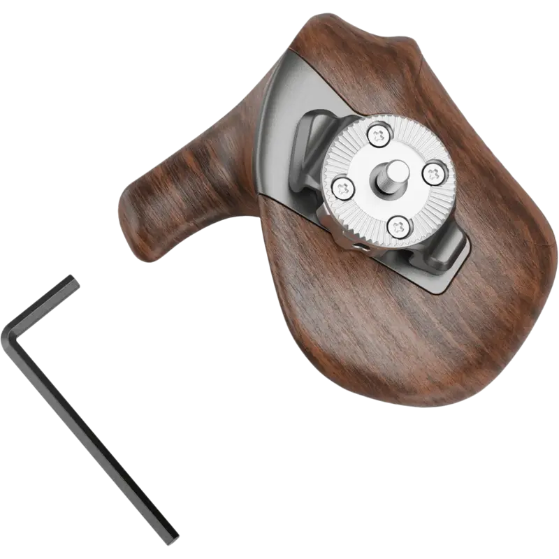 SmallRig 5162 ImageGrip Series Wooden Handle with ARRI Rosette (Left Side)
