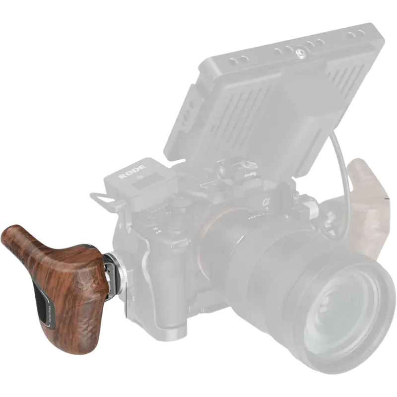 SmallRig 5162 ImageGrip Series Wooden Handle with ARRI Rosette (Left Side)