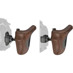 SmallRig 5161 ImageGrip Series Wooden Handle with NATO Clamp (Left Side)