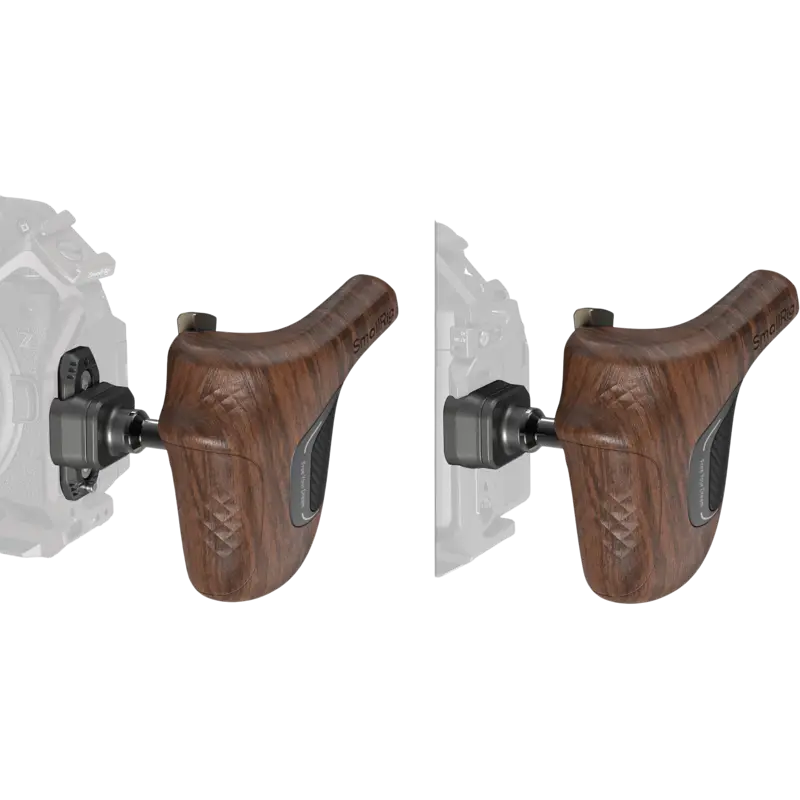 SmallRig 5161 ImageGrip Series Wooden Handle with NATO Clamp (Left Side)