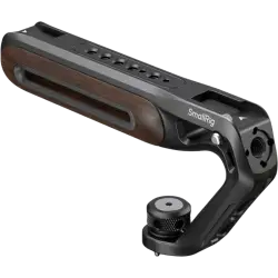 SmallRig 5252 Wooden Top Handle with 1/4''-20 and ARRI 3/8''-16 Locating Screw